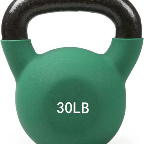 Neoprene Coated Cast Iron Kettlebell for Home Workouts