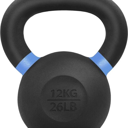 Heavy Duty Powder Coated Cast Iron Kettlebell