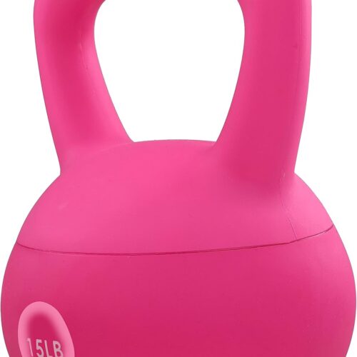 Color Coded Soft Vinyl Kettlebell Set